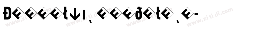 DINBaltic CondBlack字体转换